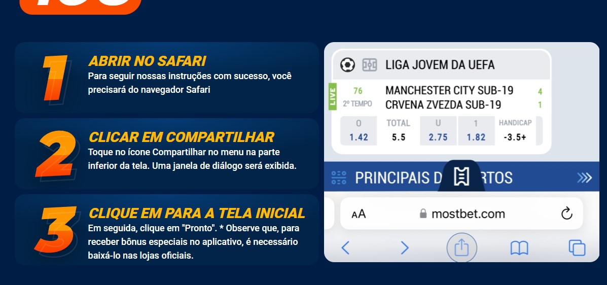 Acesso ao Aplicativo iOS através do Safari